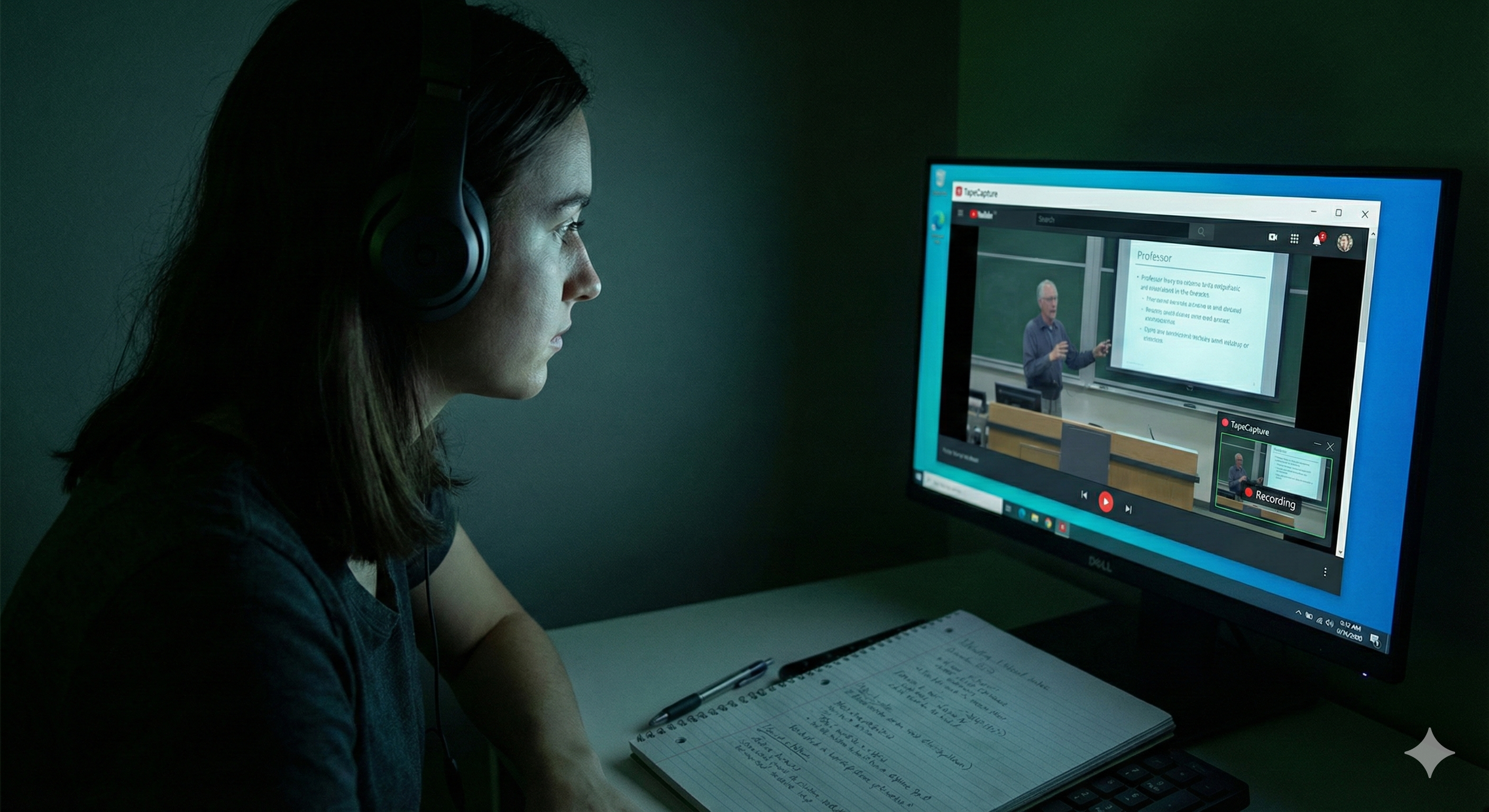 Pessoa usando TapeCapture